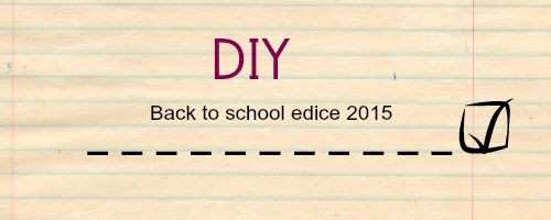 Diy back to school